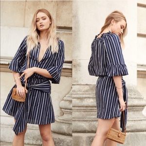 The Jetset Diaries Kensington Mini Dress Stripes